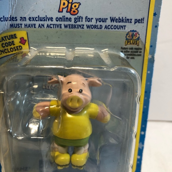 Webkinz Roller Pig Figurine in Package with code - Picture 4 of 6